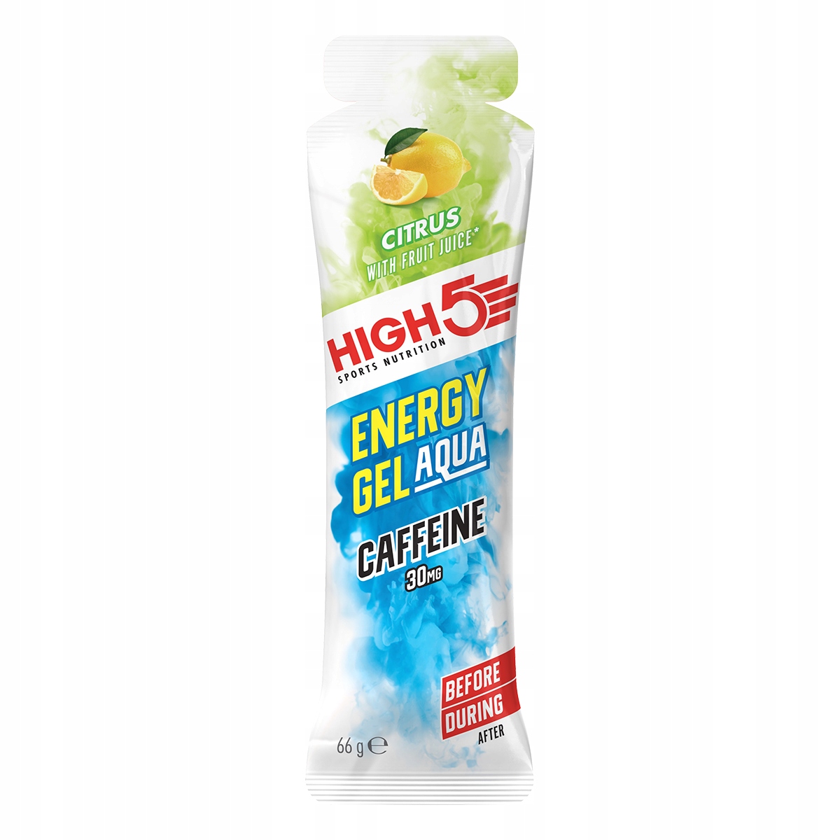 Energy Gel Aqua Caffeine 66g - Cytrusowy smak dla aktywnych