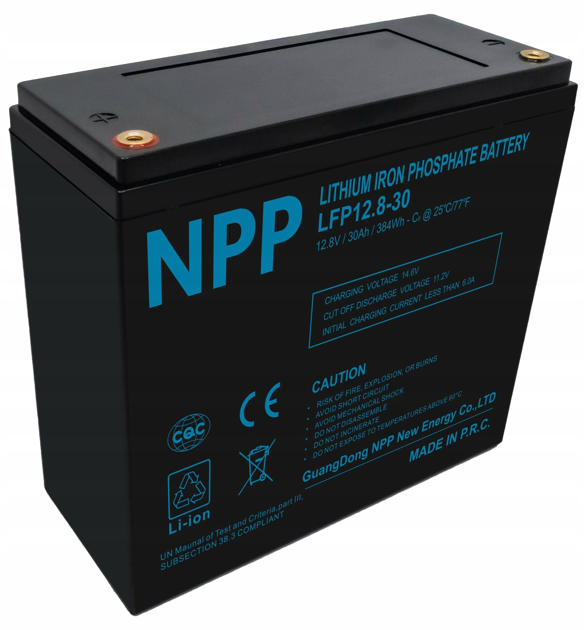 Akumulator NPP LiFePO4 12.8V 30Ah T12 – Nowoczesne zasilanie dla Twojego biura