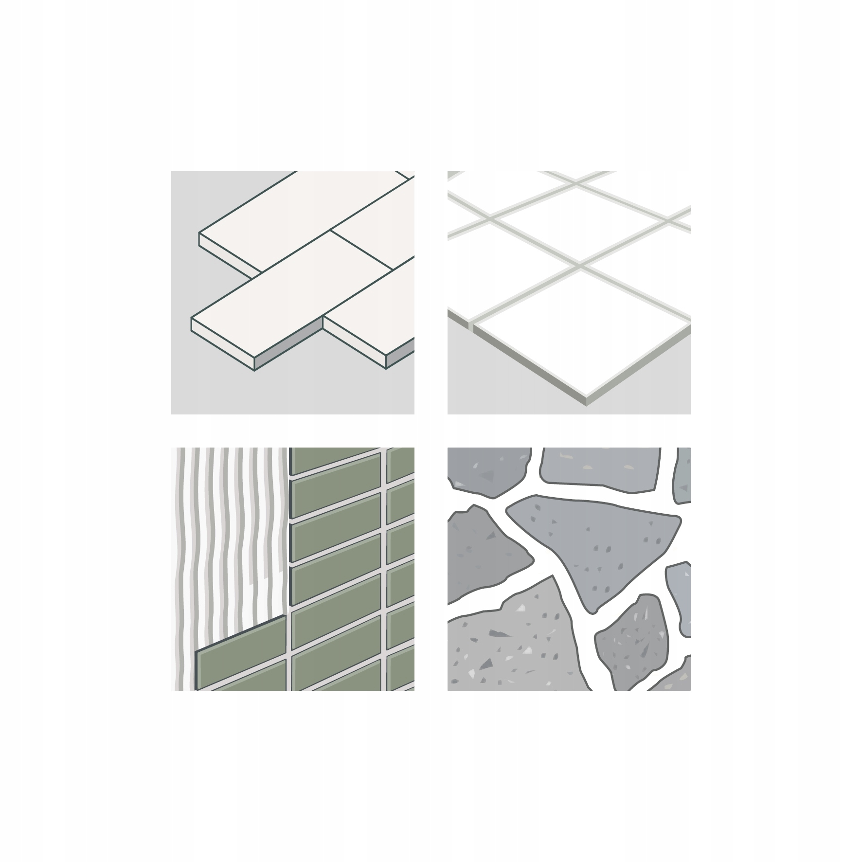 Zastosowanie w różnych materiałach: kamień i PCV