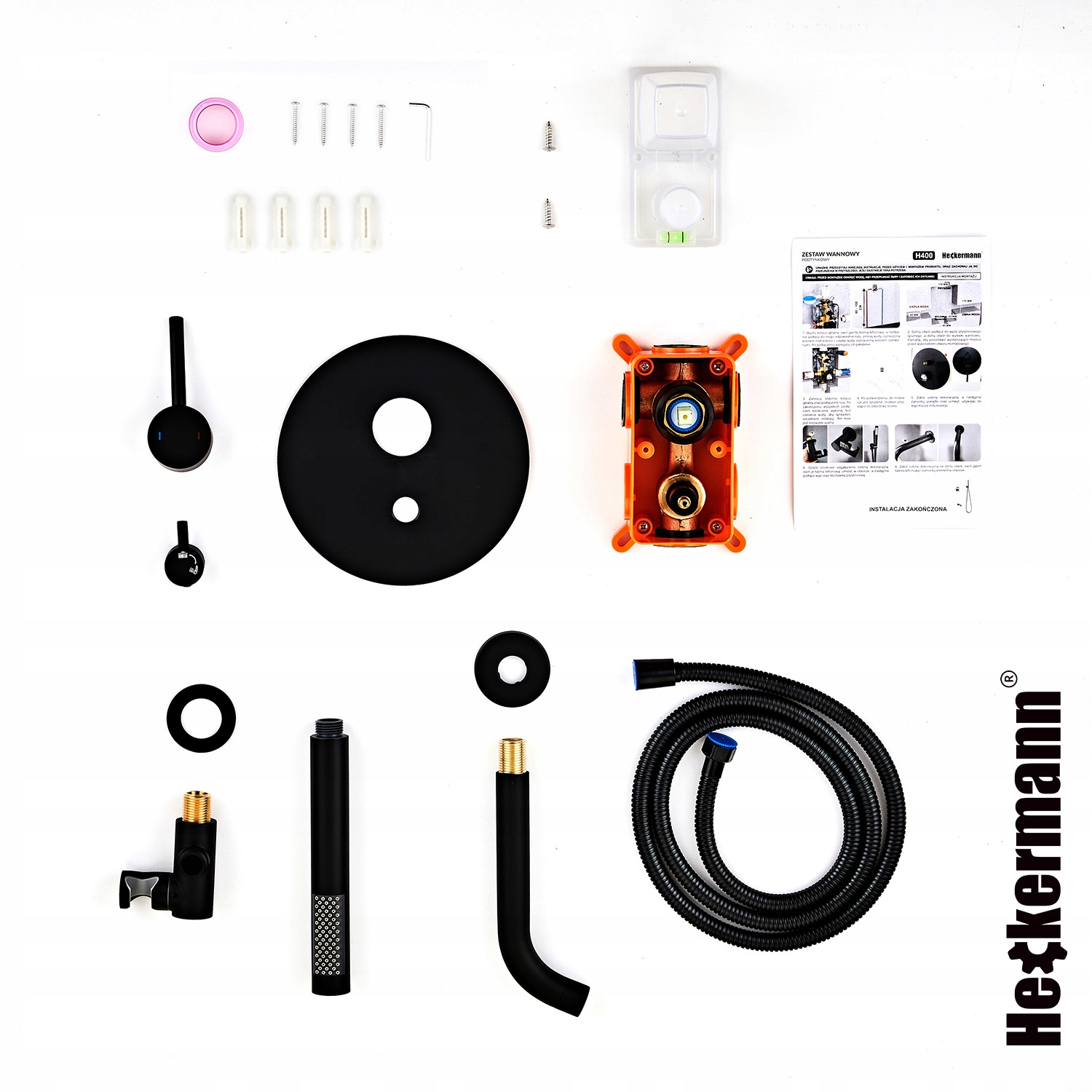 Wytrzymały wąż prysznicowy z wysokiej jakości stali nierdzewnej