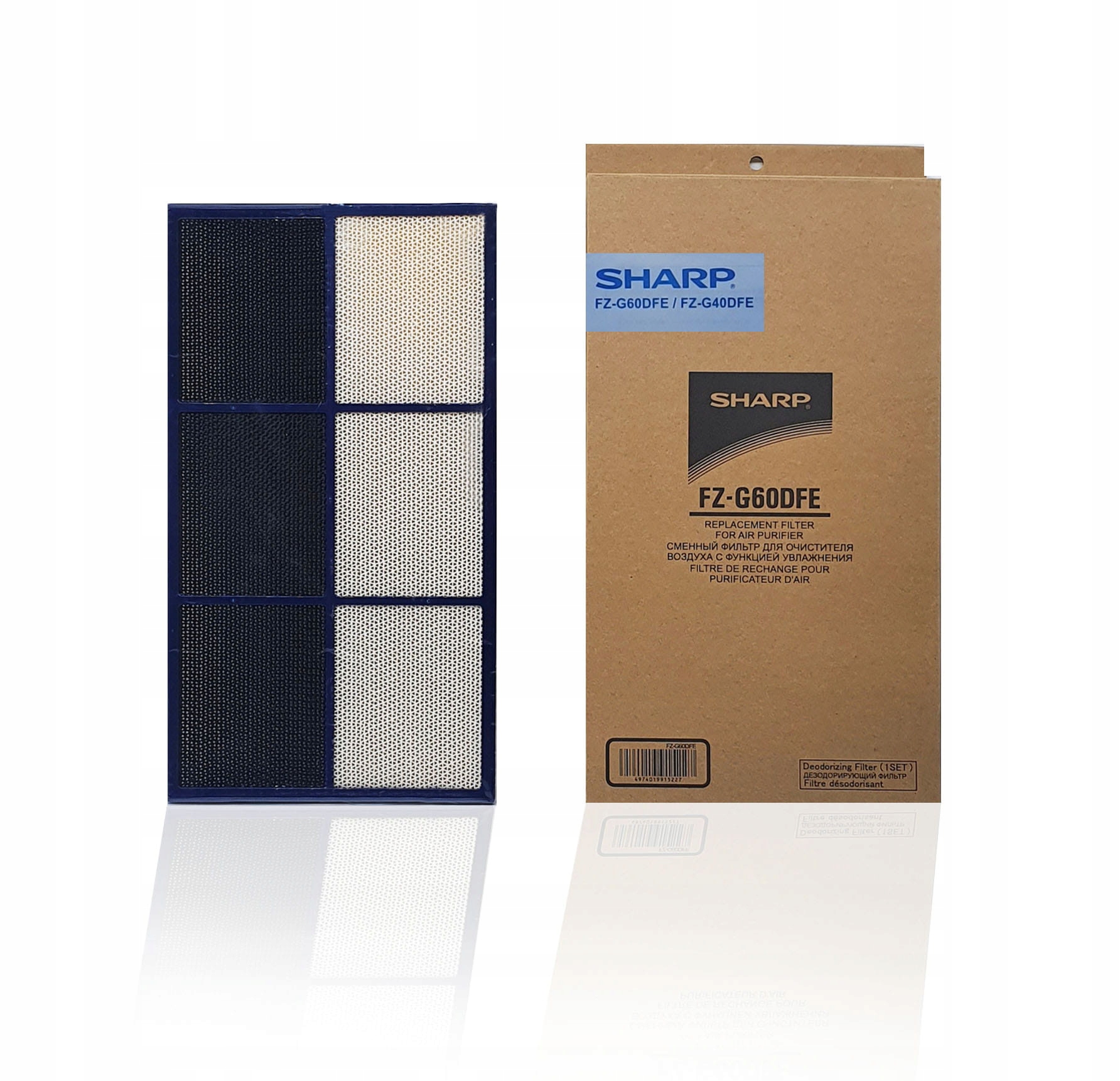 Filtr do oczyszczacza powietrza Sharp FZ-G60DFE – Skuteczna ochrona przed zanieczyszczeniami