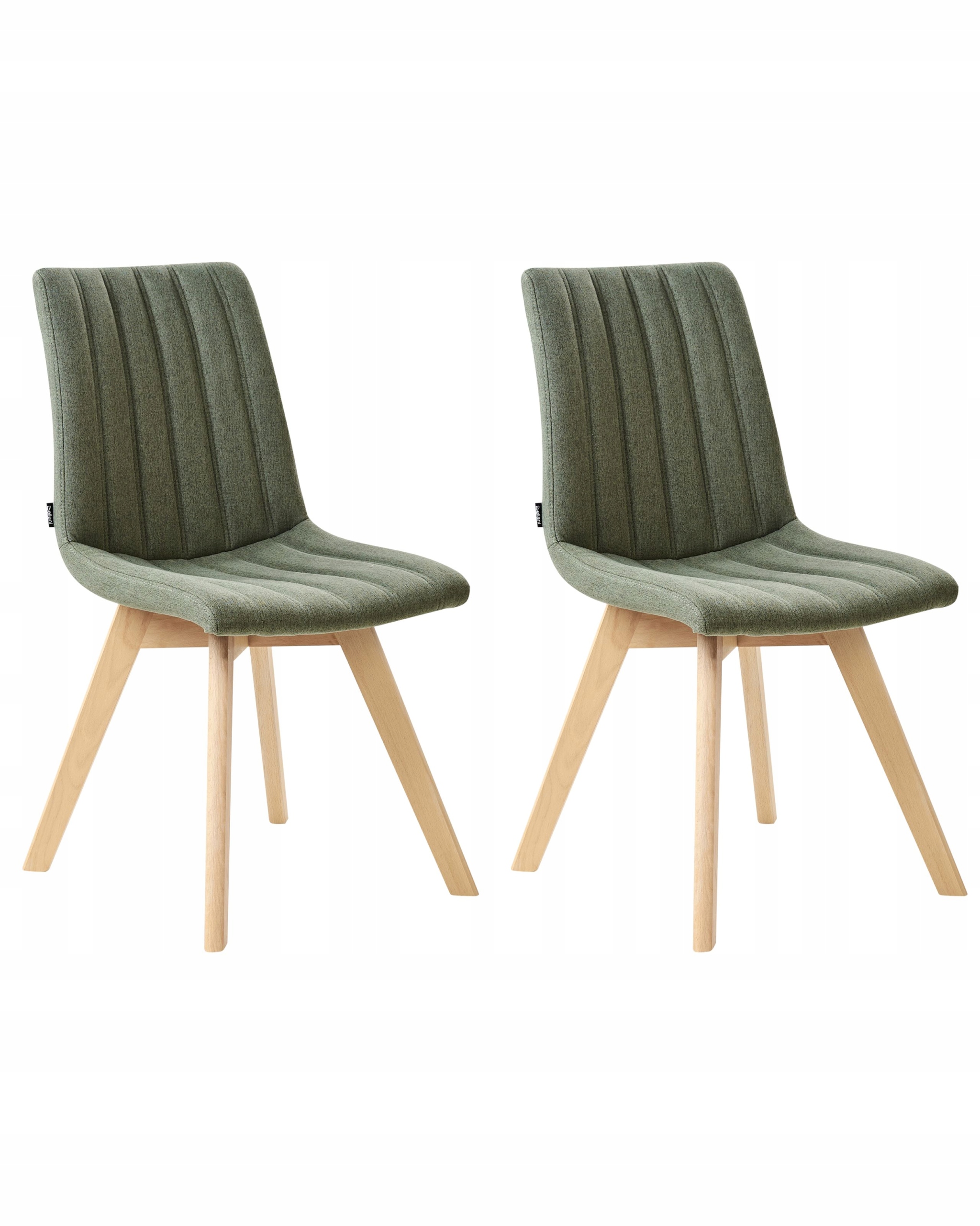 Zestaw 2 krzeseł do jadalni CALGARY Ciemnozielony – Elegancja i komfort w Twoim domu