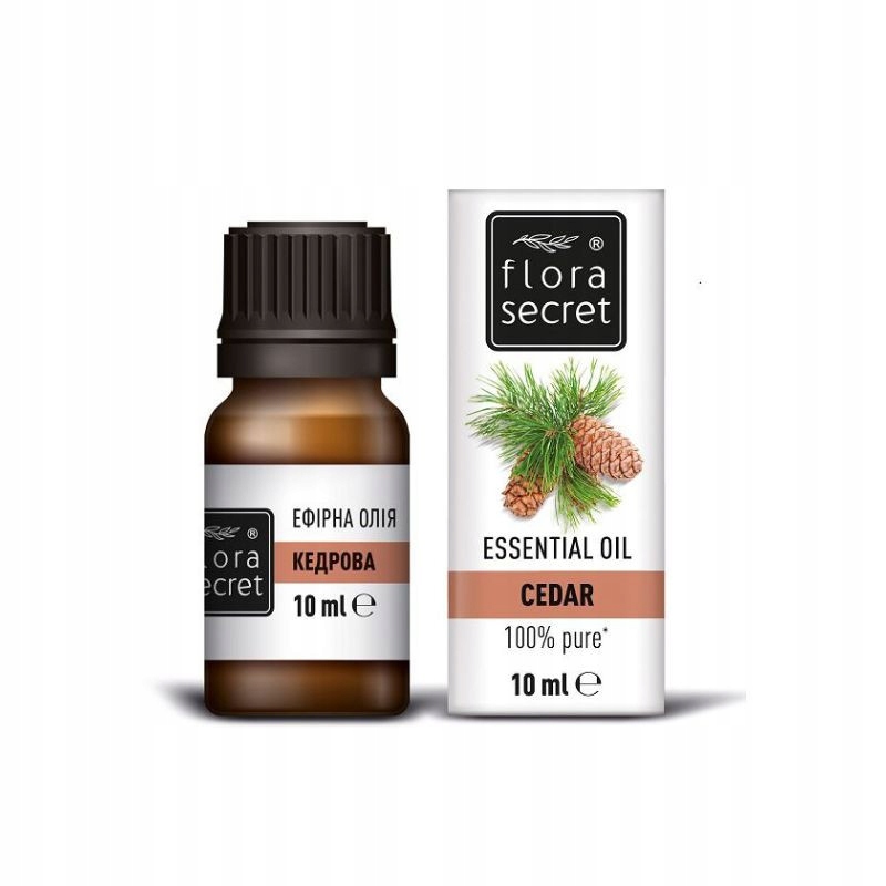 Flora Secret Olejek eteryczny Cedr 10ml – wsparcie dla zdrowia i urody