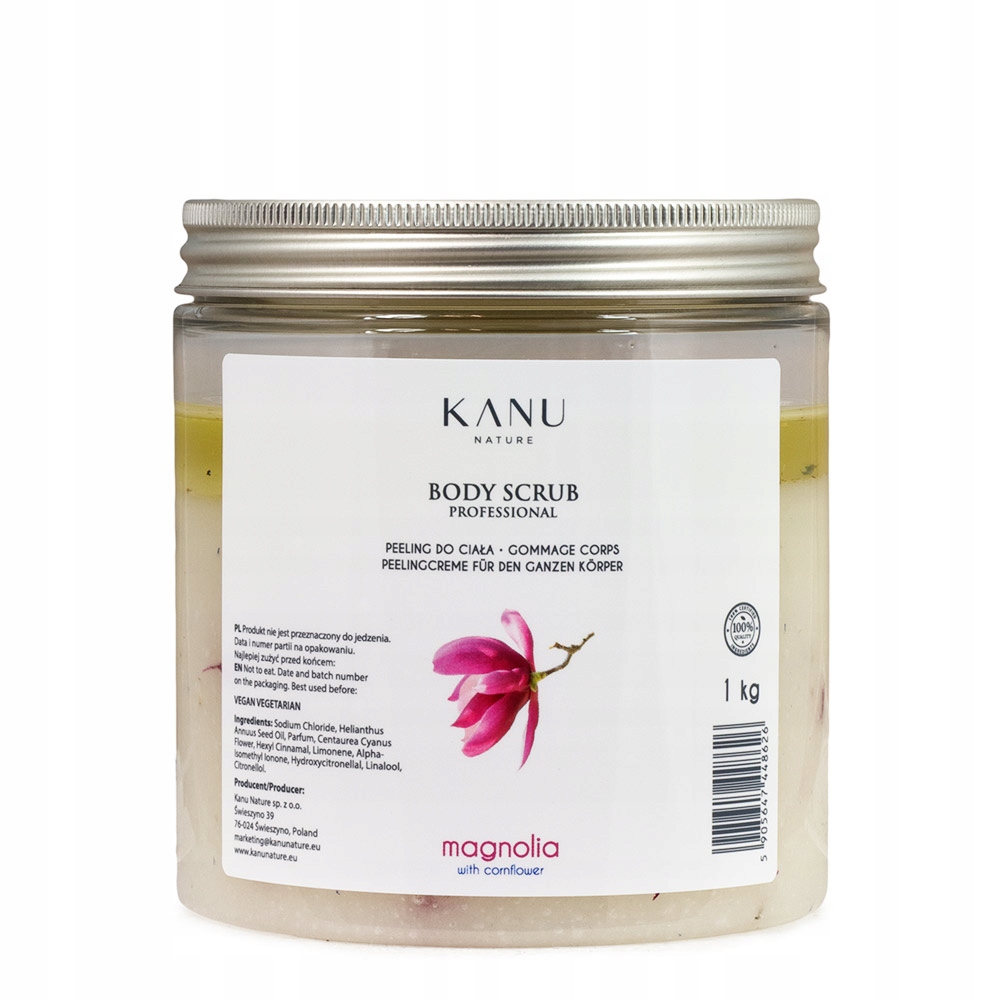 KANU Nature Peeling solny Magnolia z Bławatkiem – pielęgnacja ciała