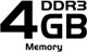 4GB DDR3 Memory