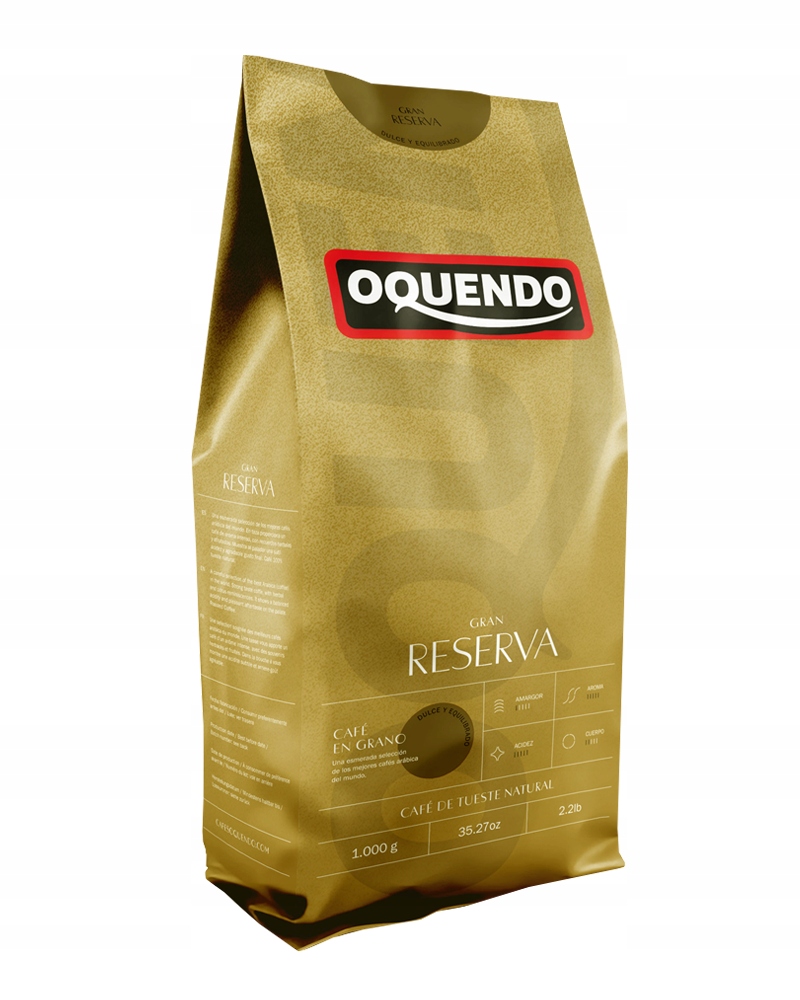 Kawa ziarnista Oquendo Gran Reserva 1 kg – Wyjątkowy smak i jakość