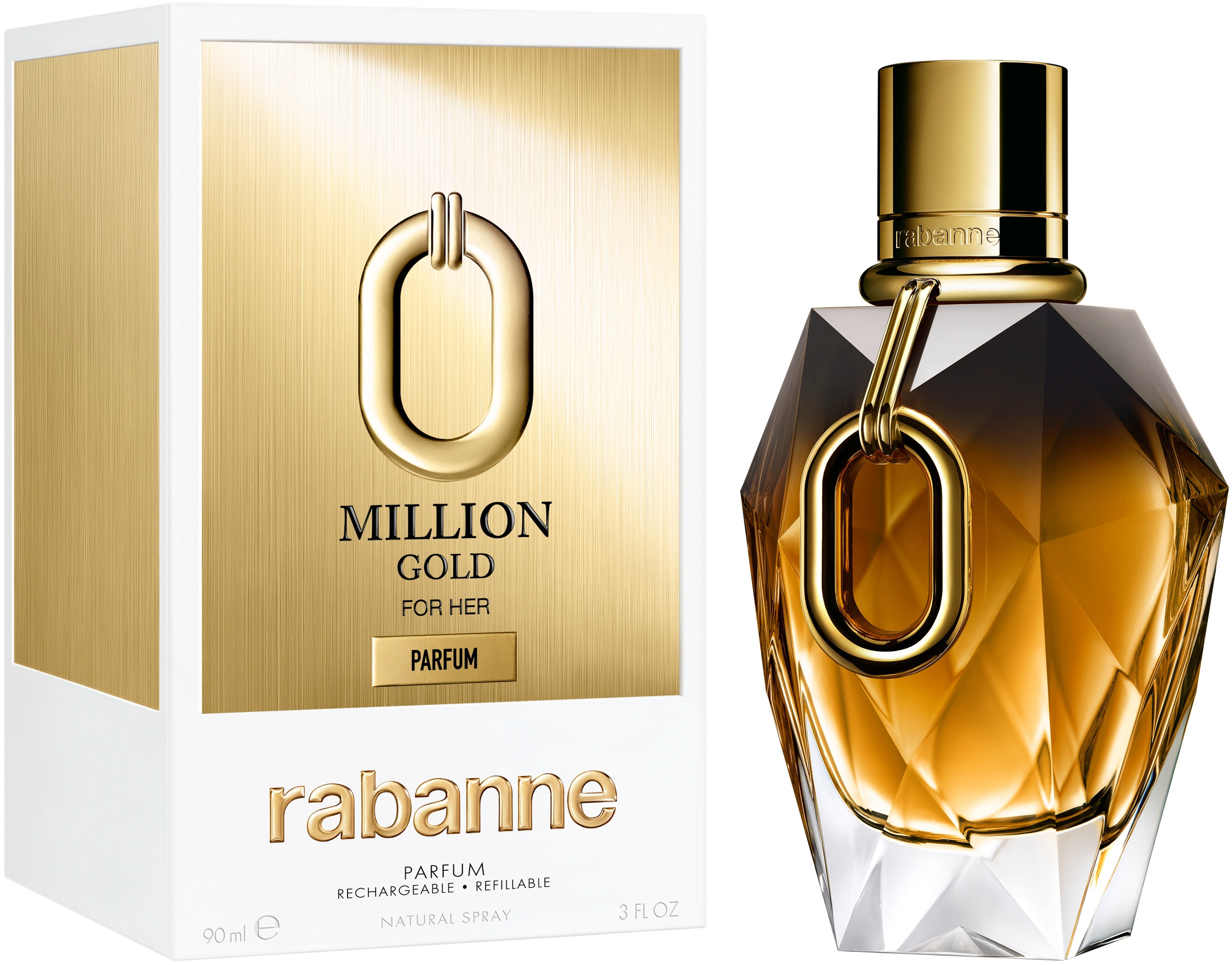 PACO RABANNE Million Gold For Her Parfum 90ml – Luksusowy zapach dla kobiet
