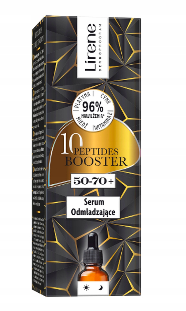 LIRENE 10 Peptides Booster Serum Odmładzające 50-70+ – Rewolucja w pielęgnacji skóry