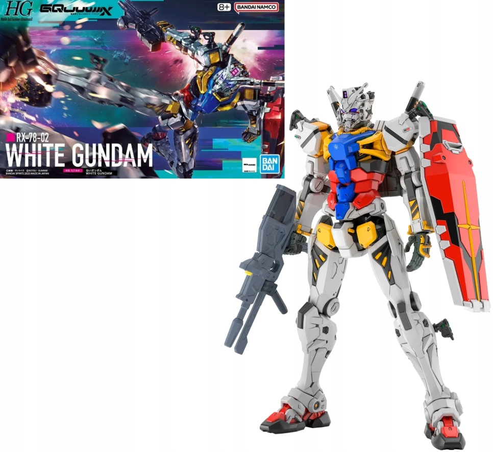 HGGQ 1/144 RX-78-02 White Gundam – Ikona modelarstwa Gundam