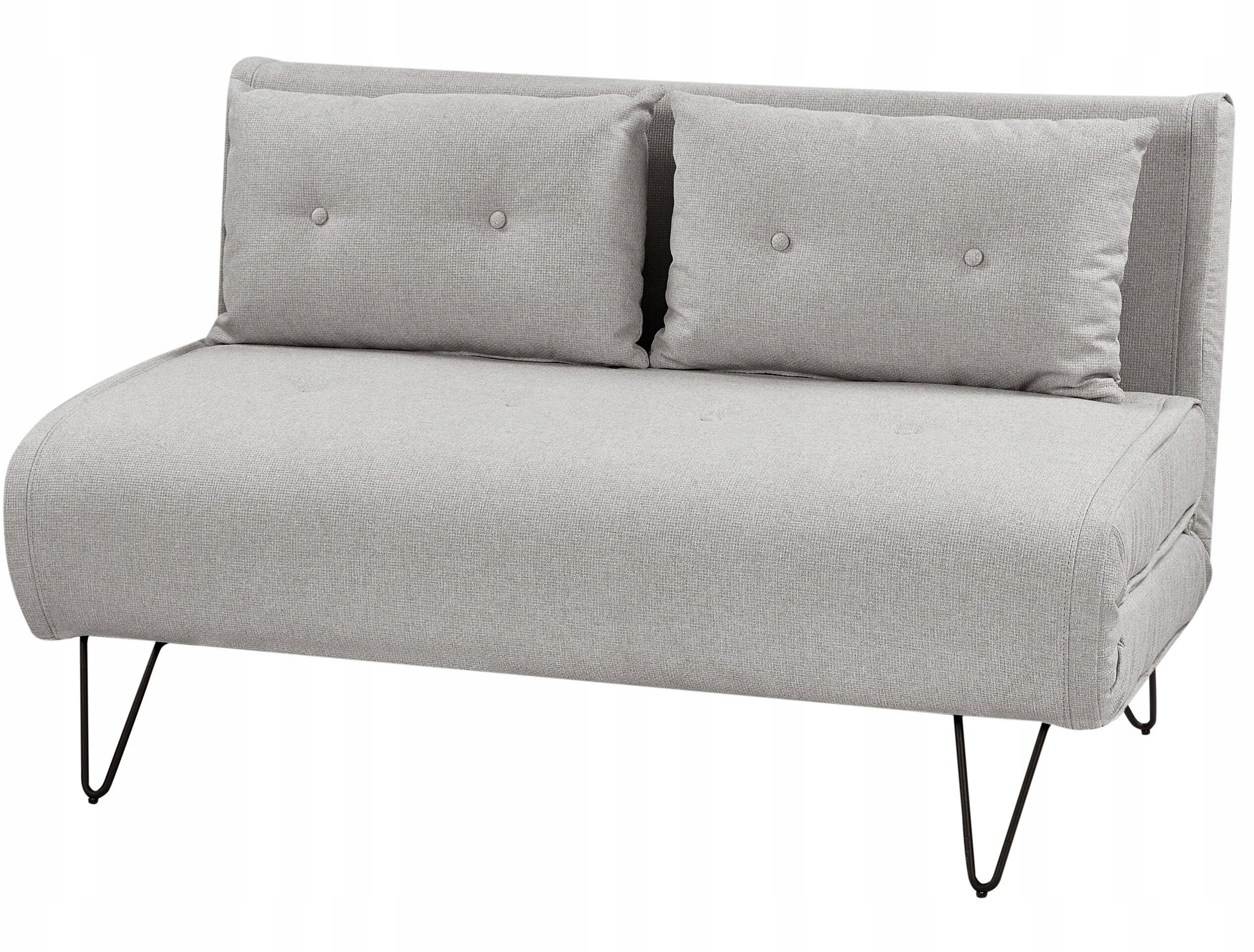 Styl retro z metalowymi nogami w czarnym kolorze