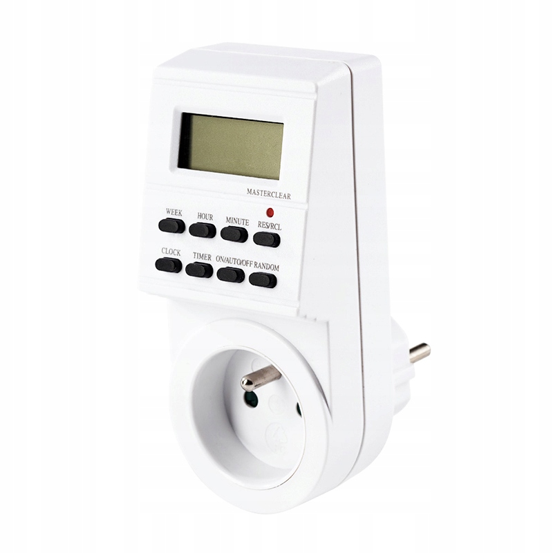 Programator Włącznik Wyłącznik Czasowy LCD Timer ELC591723/ALL – Twój inteligentny asystent w zarządzaniu energią