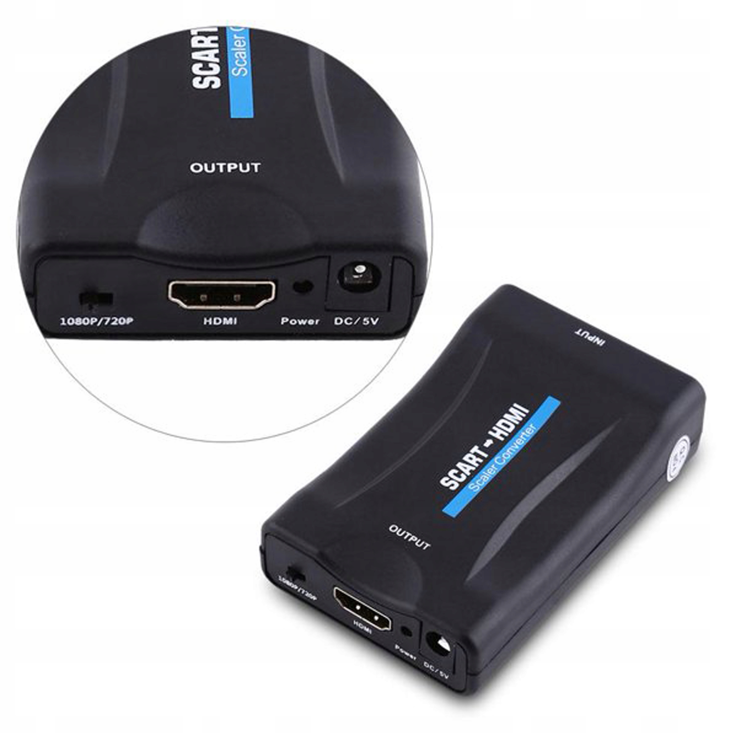 KONWERTER SCART DO HDMI PRZEJŚCIÓWKA SYGNALU EUROZŁĄCZE AV EURO FHD – Nowoczesne połączenie z klasyką