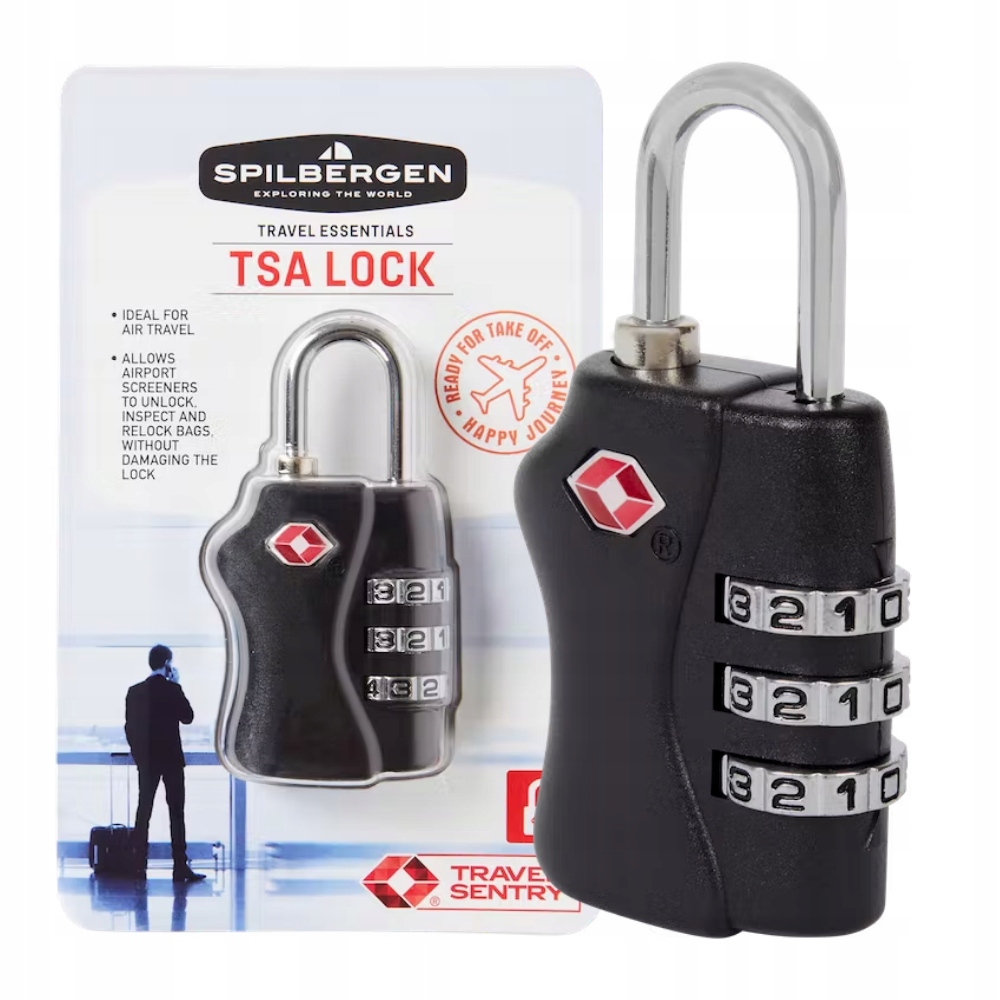 Kłódka do bagażu z systemem TSA Lock Spilbergen – Bezpieczne podróżowanie