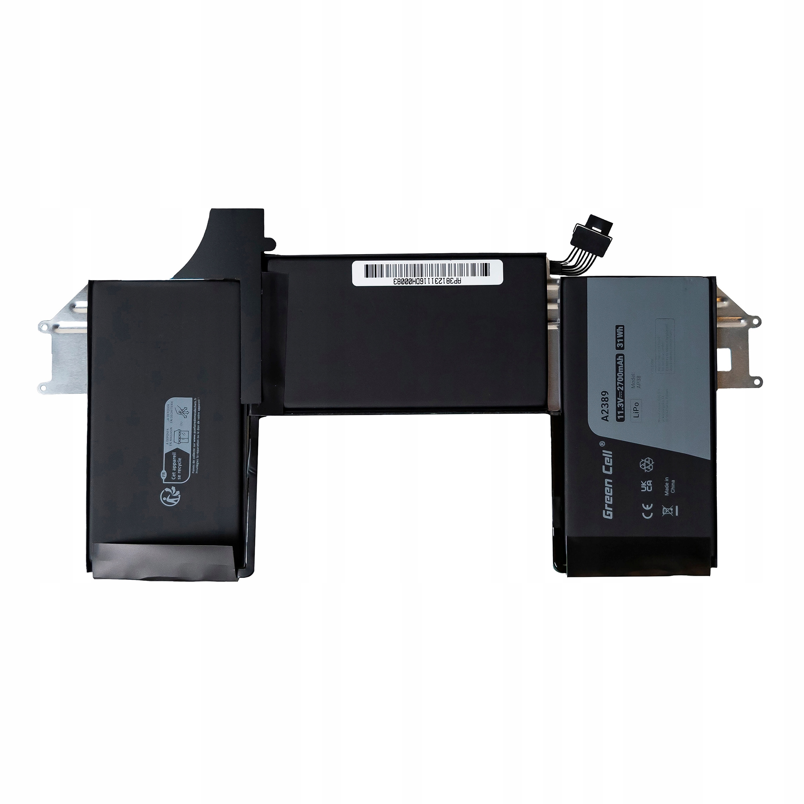 Wysoka pojemność 2700mAh (31Wh) dla długotrwałej pracy