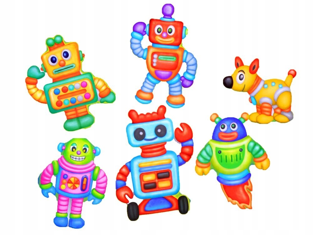 Twórz własne magnesy w kształcie robotów