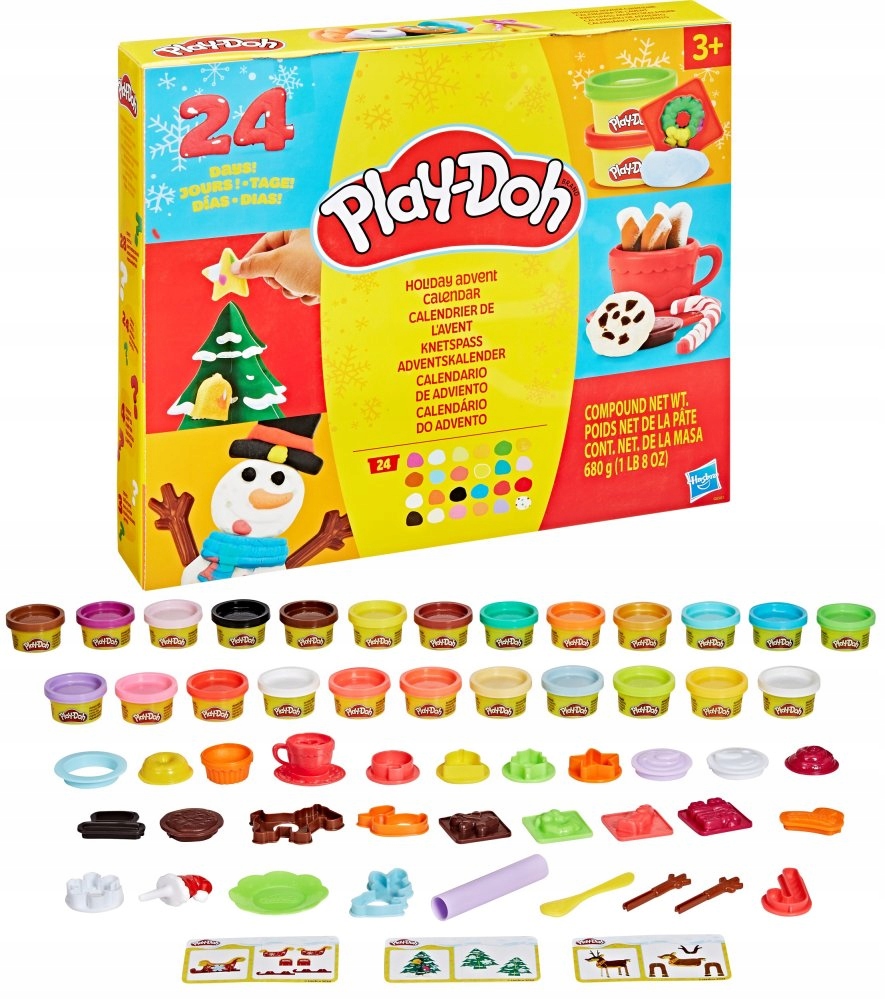 PLAY-DOH KALENDARZ ADWENTOWY – Kreatywna zabawa na każdy dzień grudnia