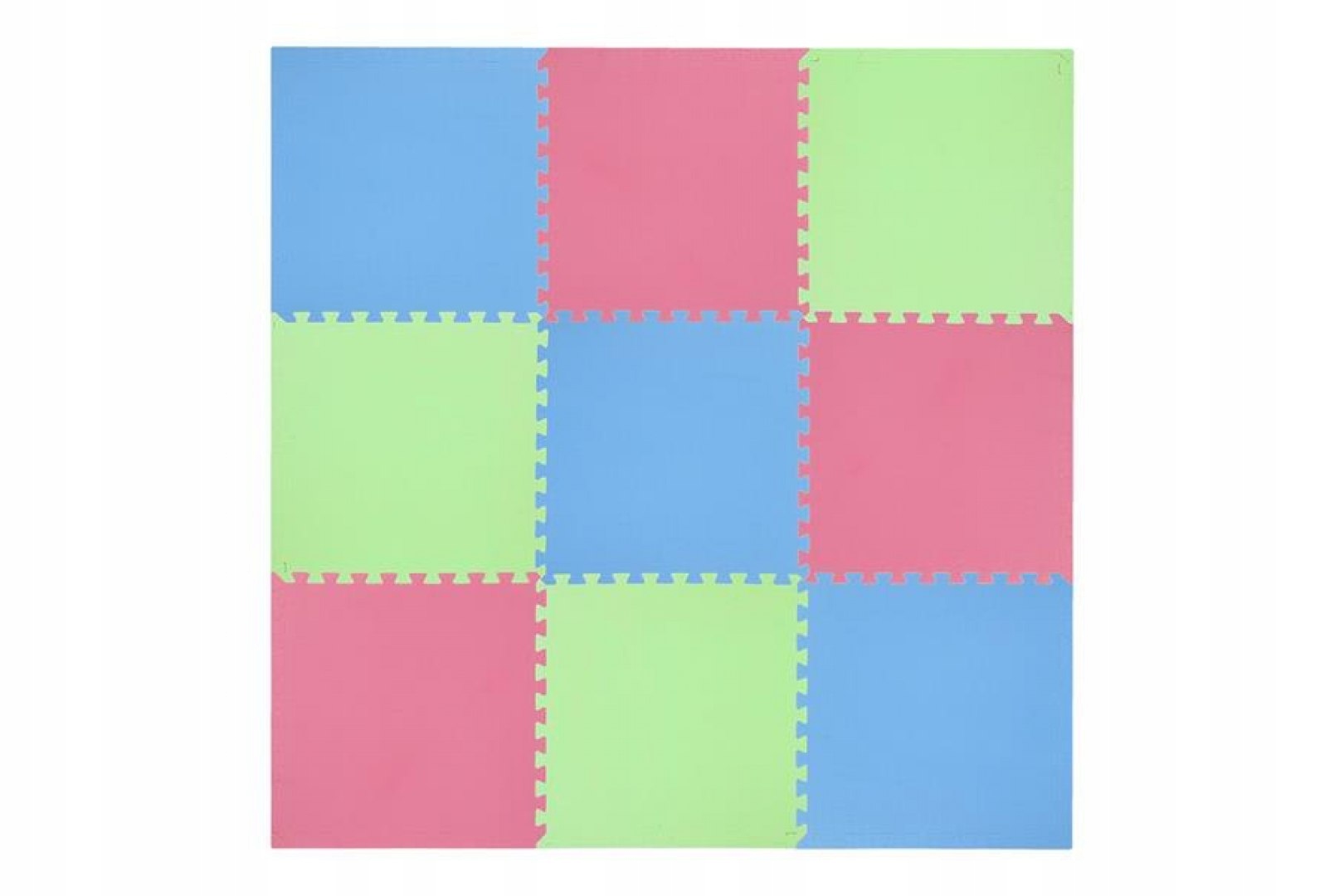Wielokolorowa mata puzzle – Idealne rozwiązanie dla Twojej strefy fitness