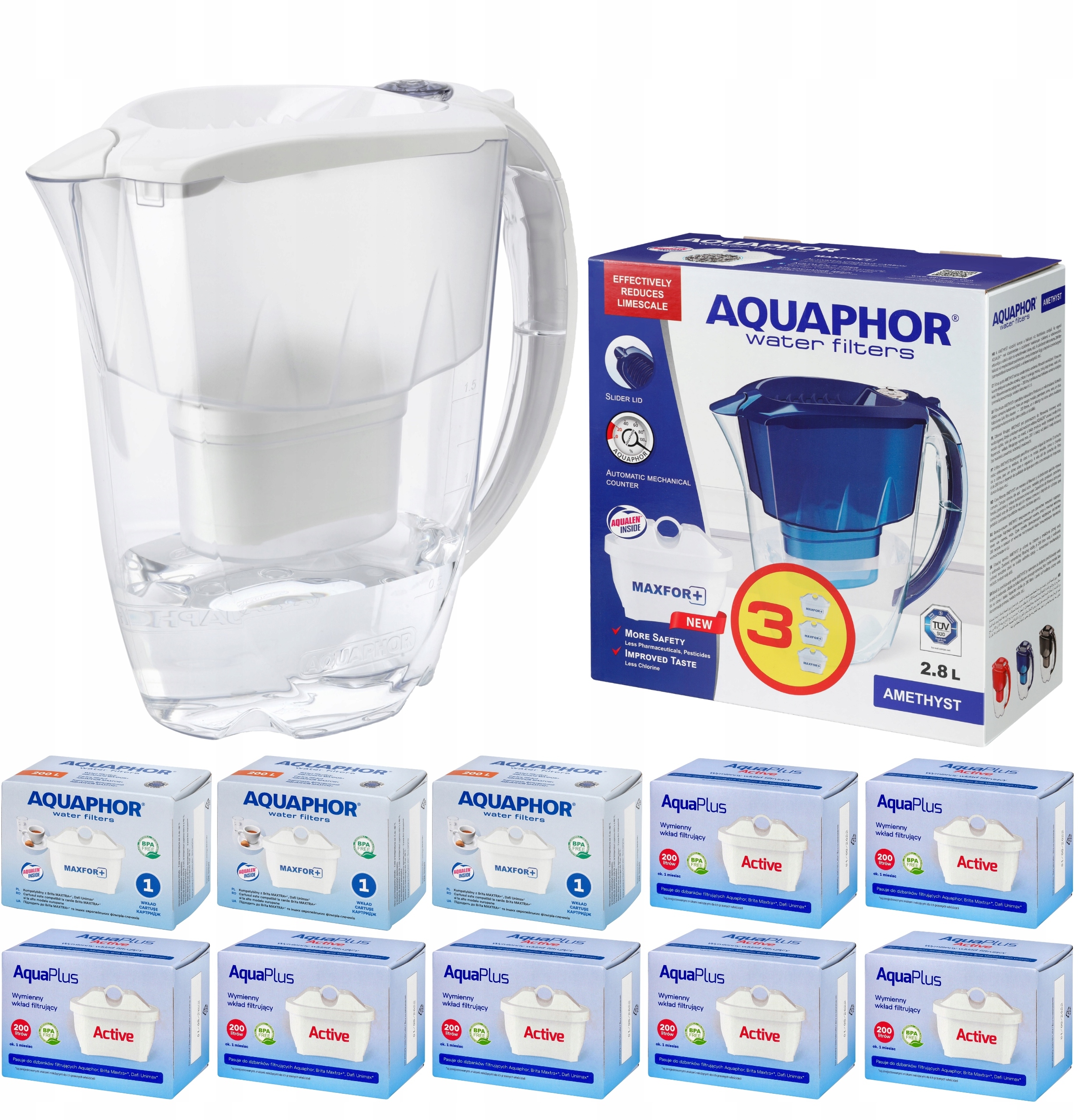Dzbanek filtrujący Aquaphor Amethyst 2,8 l