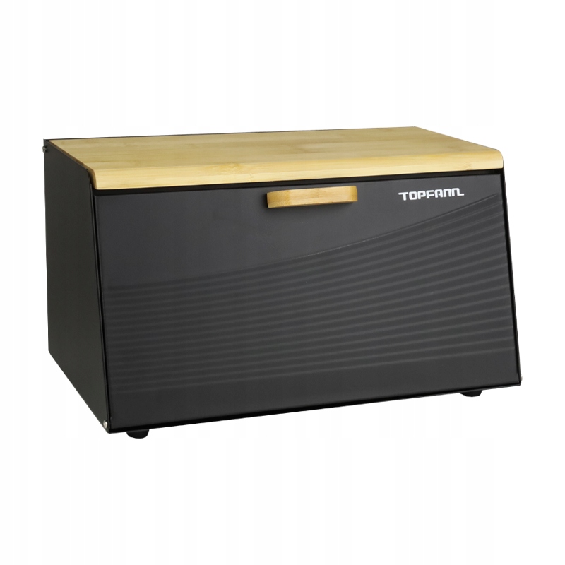 Chlebak Topfann – Elegancki pojemnik na chleb z deską bambusową