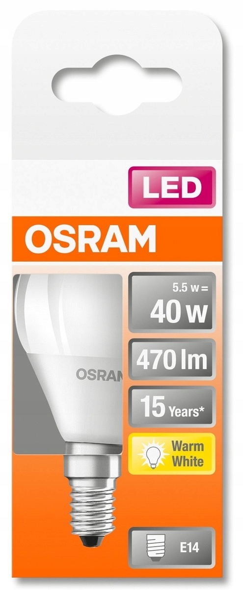 Wysoka jakość światła – Barwa ciepła biała 2700 K