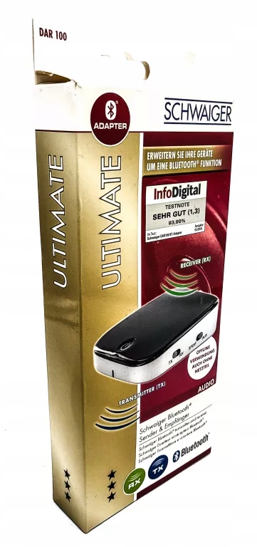 Adapter Bluetooth Schwaiger – Odbiornik i nadajnik dźwięku w jednym