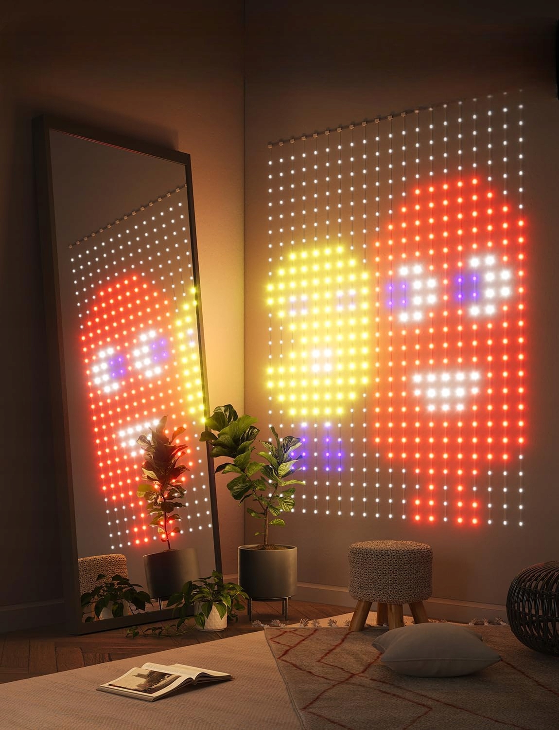 Niezrównane wyświetlanie wzorów świetlnych