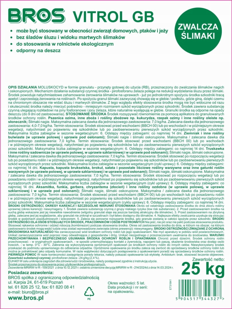 Innowacyjna formuła granulatu do zwalczania ślimaków