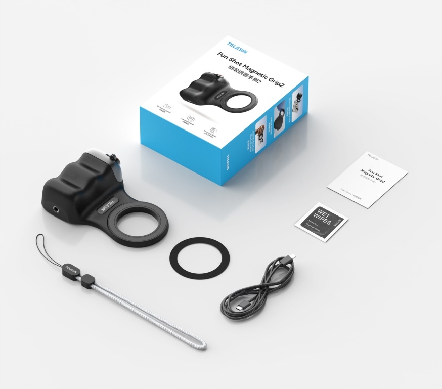 Uchwyt Grip Magnes Magnetyczny MagSafe Pilot Bluetooth do Telefonu iPhone / P5-MP-001BK – Idealne akcesorium do fotografii