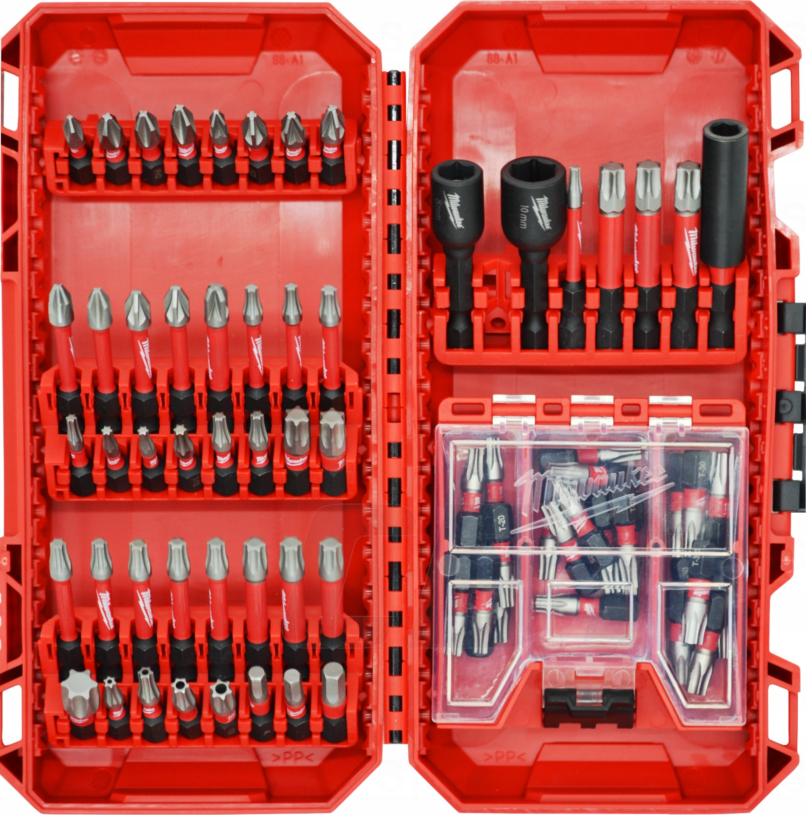 Wiertło Milwaukee Zestaw bitów udarowych Shockwave 75 szt. – Niezawodne narzędzie do wiercenia i mocowania