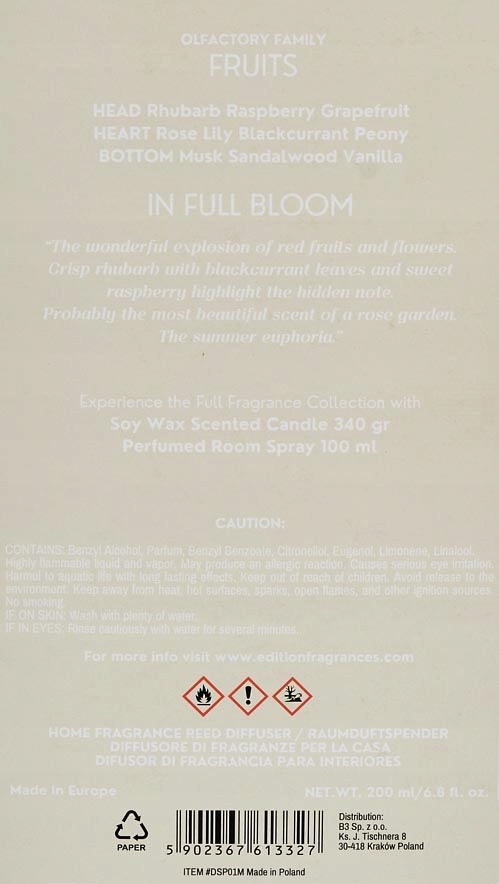 Soczyste nuty rabarbaru i czerwonych owoców