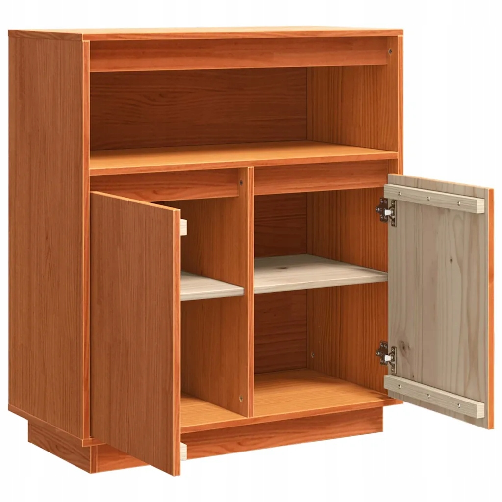 Bufet Woskowy brąz 70 x 34 x 80 cm – Idealne połączenie stylu i funkcjonalności