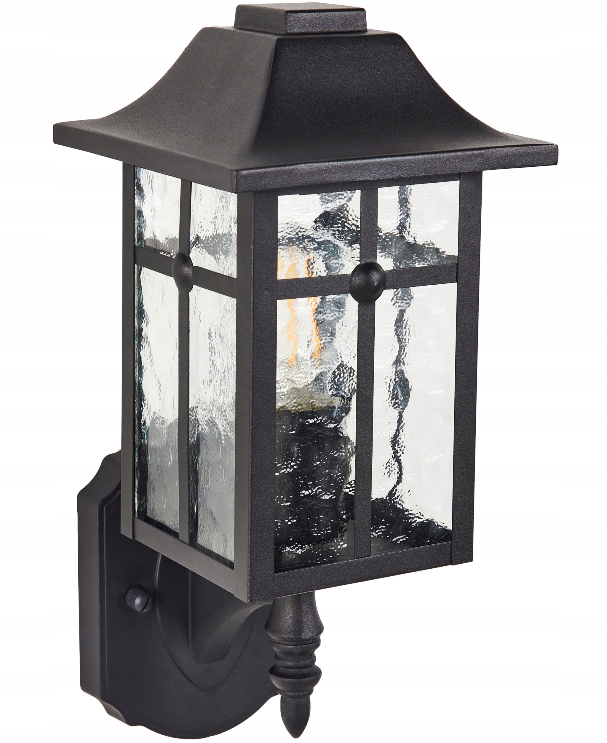 Lampa ścienna ogrodowa ALATA Czarny – Elegancja i styl w Twoim ogrodzie