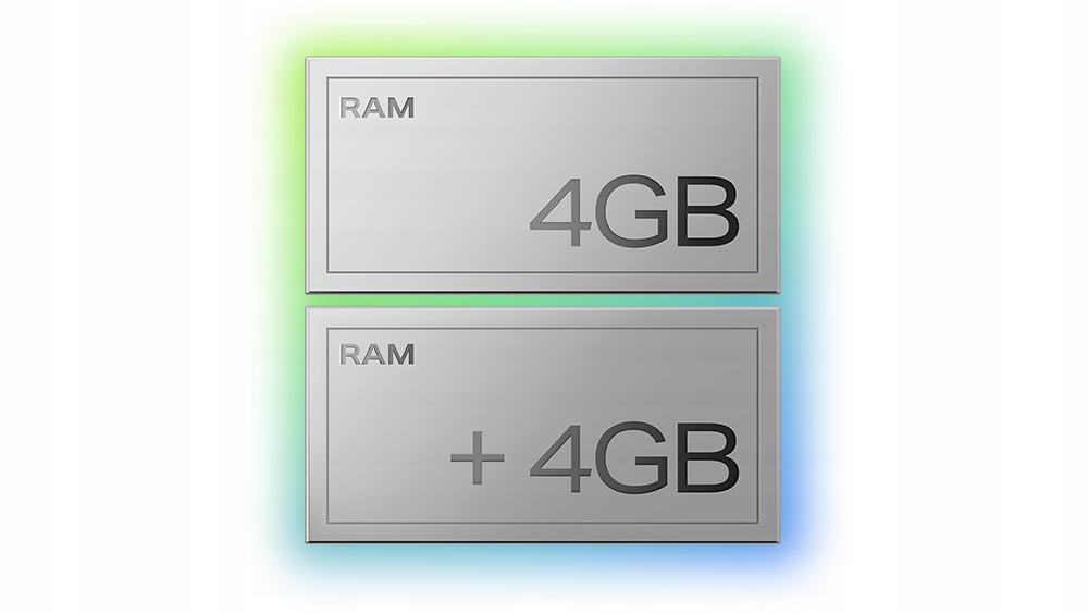 Rozszerzona pamięć RAM do 8 GB i 64 GB pamięci wewnętrznej