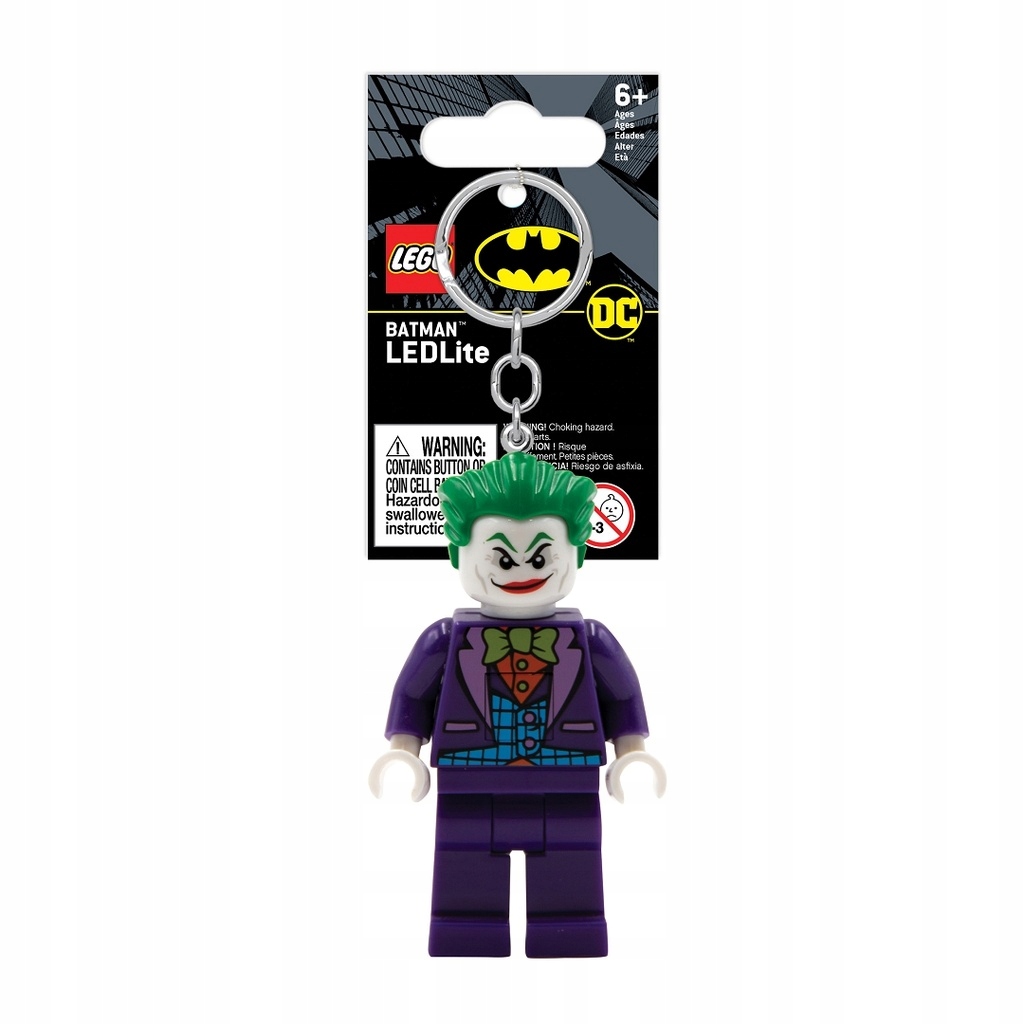 Breloczek LEGO KE30 Super Heroes – Latarka Joker dla małych odkrywców