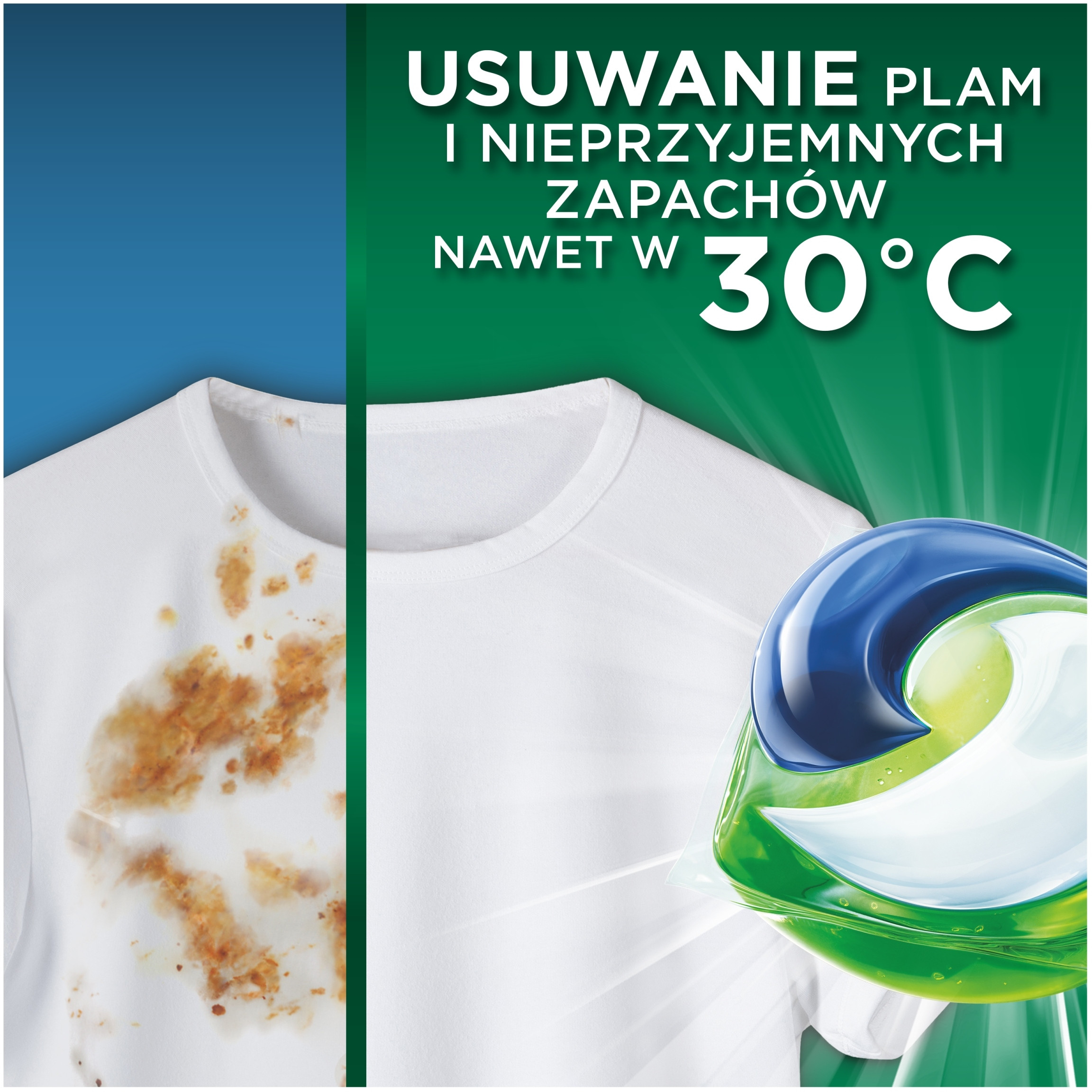 Skuteczne usuwanie zabrudzeń w niskiej temperaturze