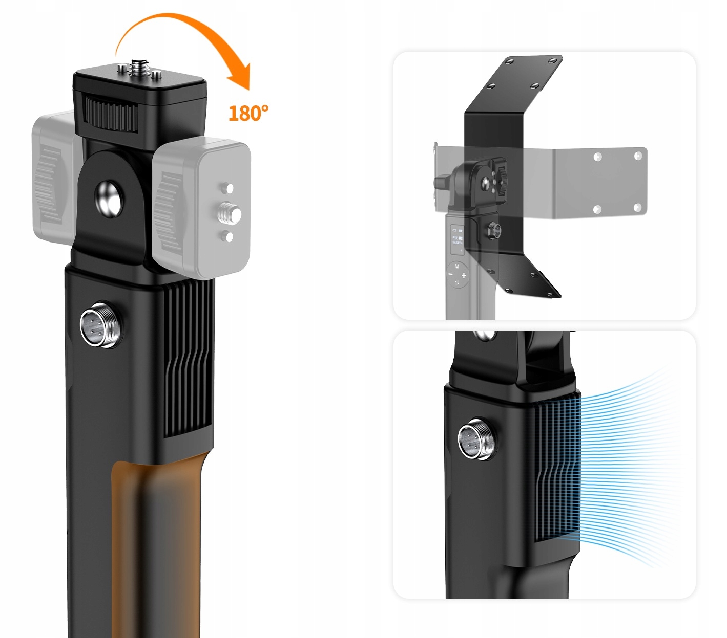 Lampa sufitowa Ulanzi Lampa Panel LED Tuba Powietrzna 60W Air Tube 2700-6500K + Pilot – Nowoczesne oświetlenie do każdego wnętrza