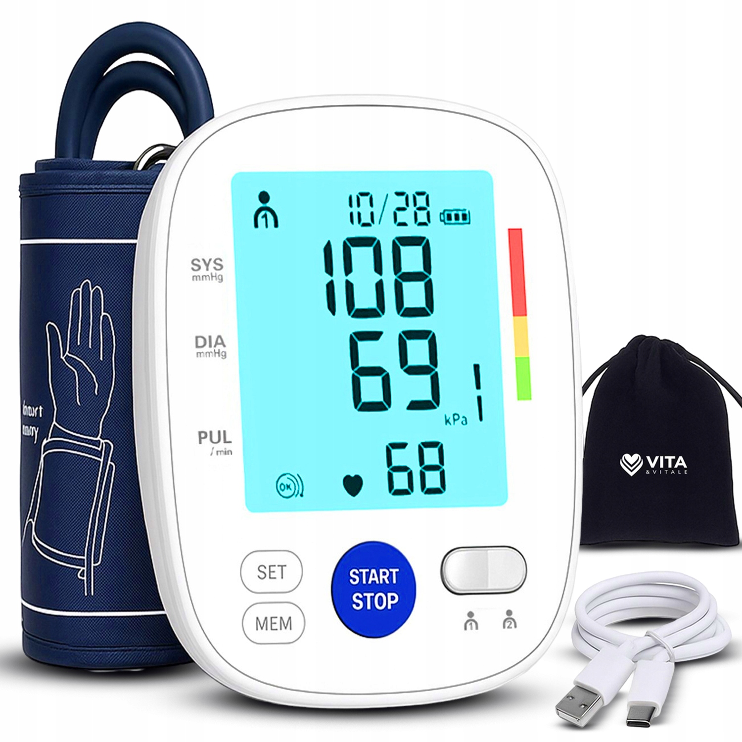 Ciśnieniomierz naramienny Vita Vitale FC-BP102 – Twoje zdrowie pod kontrolą