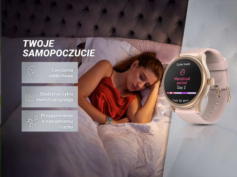 Funkcje zdrowotne smartwatcha Hama