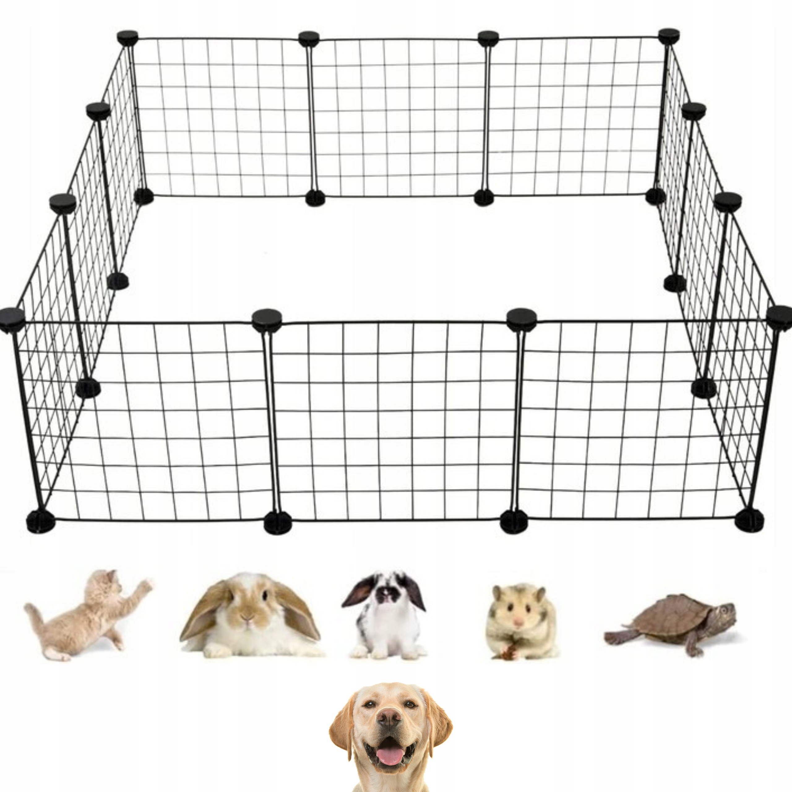 Korbi KOJEC KLATKA WYBIEG ZAGRODA DLA KRÓLIKÓW, ŚWINEK, KOTÓW, PSÓW I SZCZENIĄT – Bezpieczna przestrzeń dla Twoich pupili