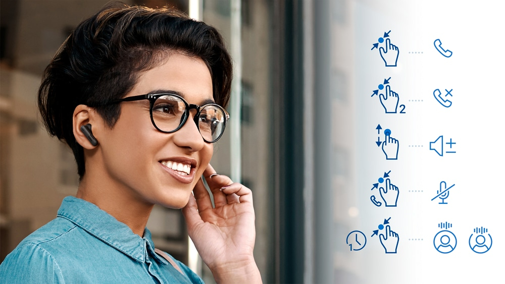 Doskonała jakość dźwięku z mikrofonem AI