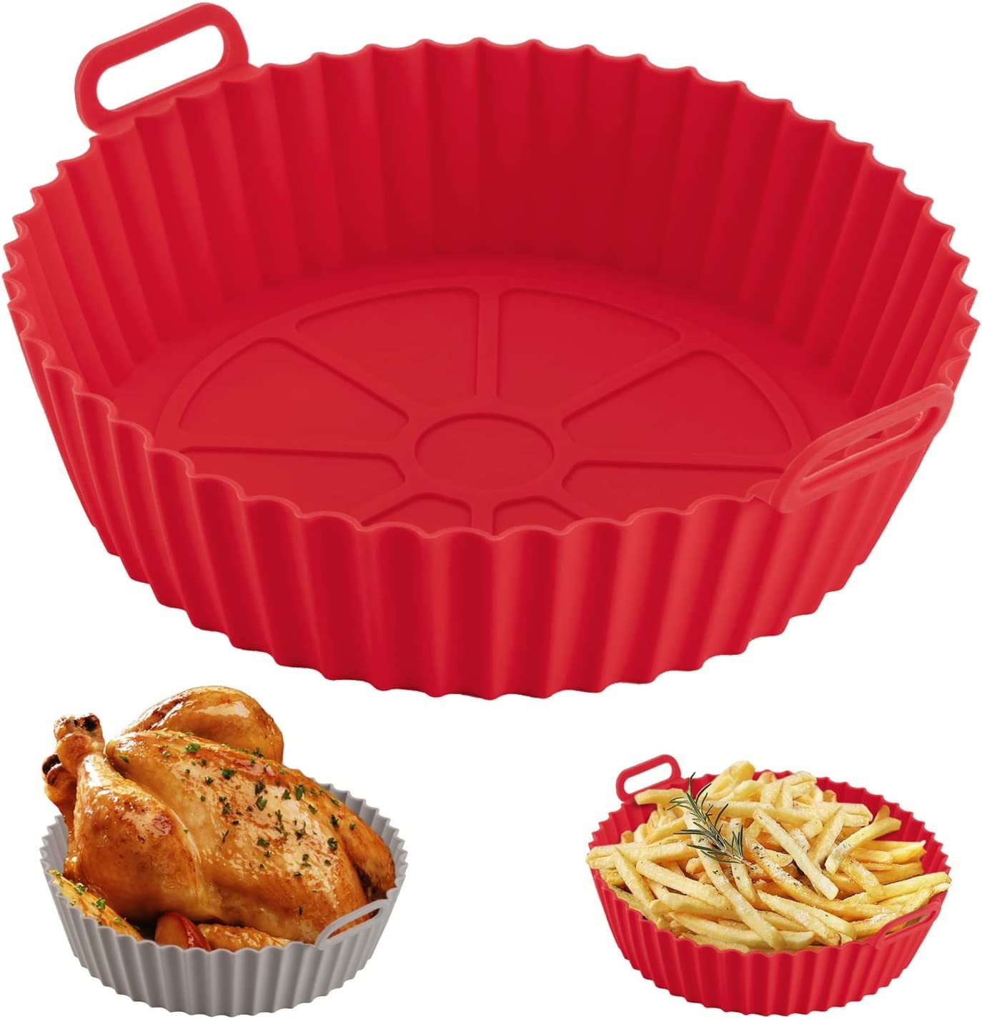 SILIKONOWA Forma do PIECZENIA Piekarnika Frytownicy 17 x 5 cm – Żaroodporna i wszechstronna