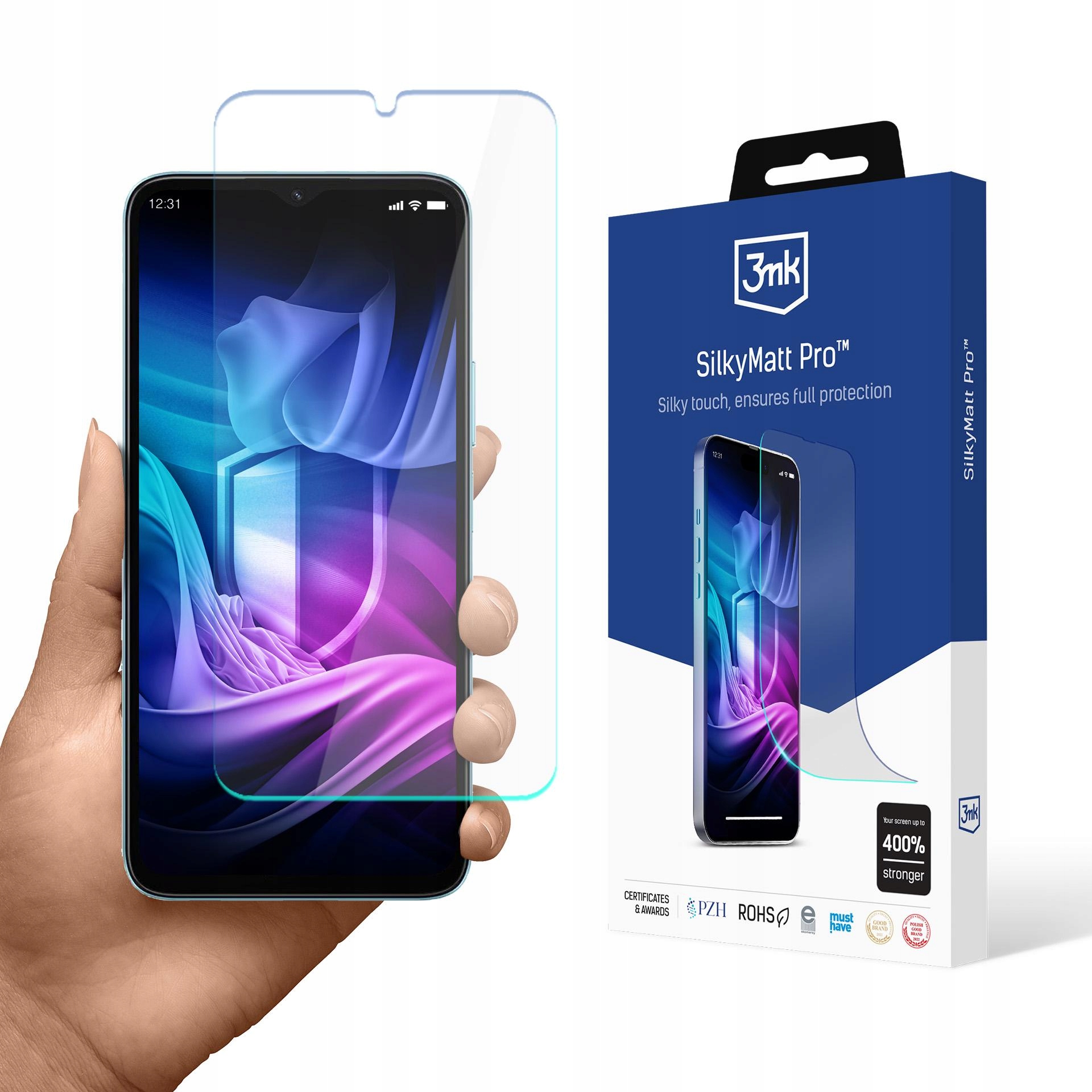 Folia matowa na ekran do Honor X5b Plus / Honor X5b - 3mk Silky Matt Pro – Doskonała ochrona dla Twojego smartfona