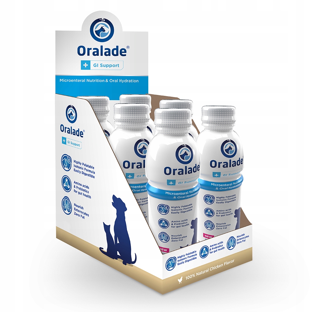 Livisto ORALADE GI SUPPORT 6 x 500 ML – Wsparcie dla zdrowia jelit Twojego pupila
