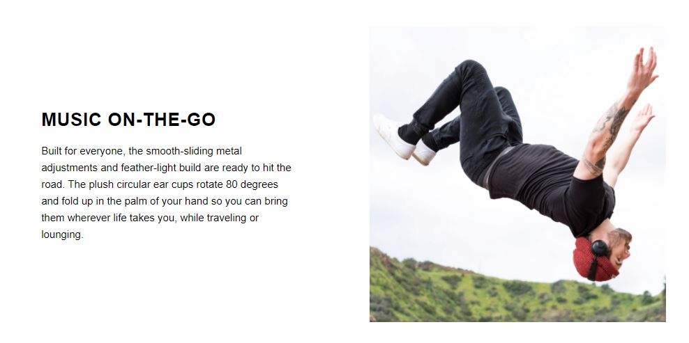 Długotrwała bateria – Ponad 30 godzin muzyki bez przerwy