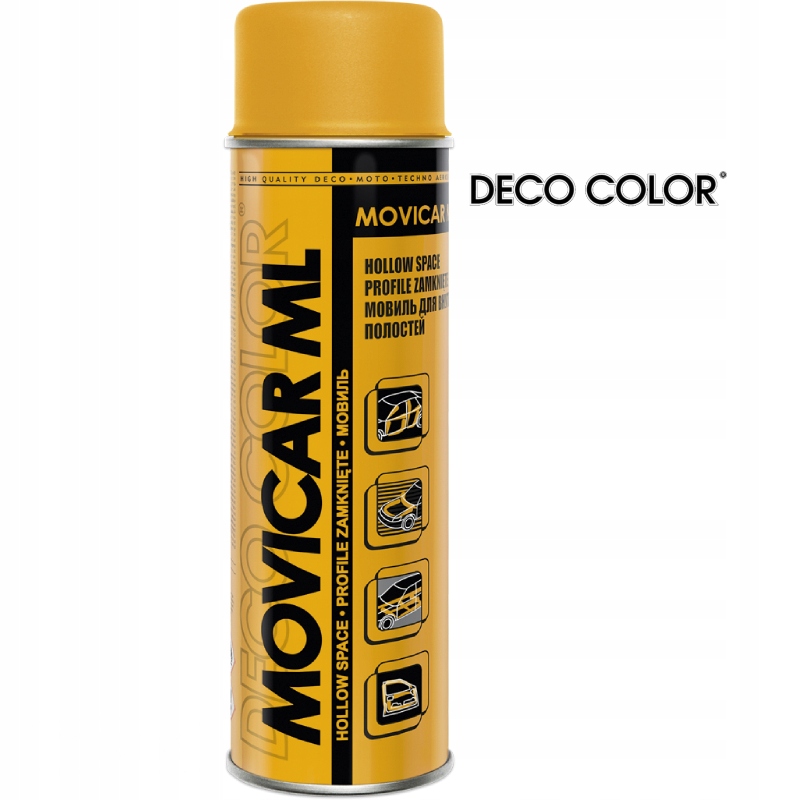 Woskowy spray do zabezpieczania profili zamkniętych w samochodach