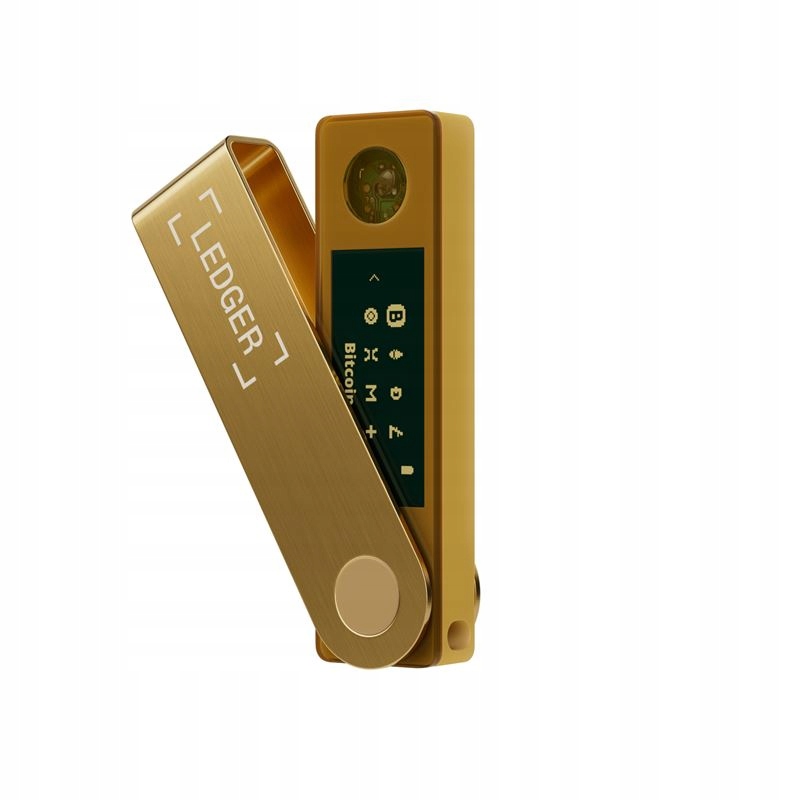 Ledger Nano X Gold – Bezpieczny portfel kryptowalutowy z Bluetooth