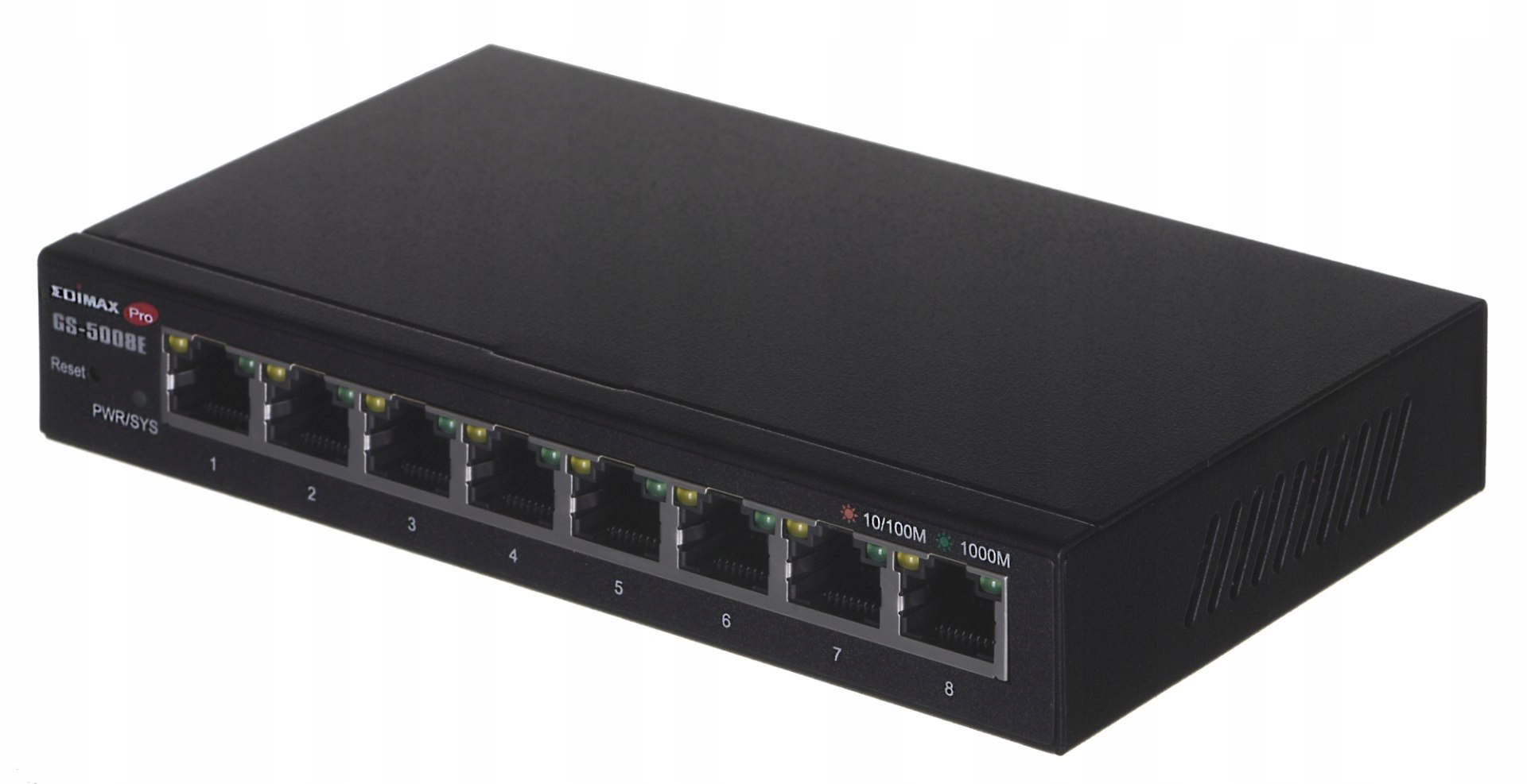 Switch EdiMax GS-5008E – Wydajny przełącznik sieciowy dla małych i średnich firm