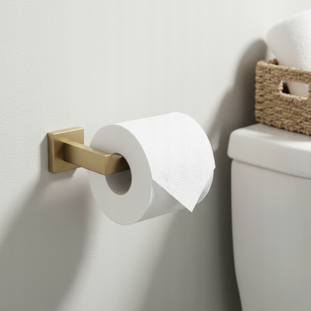 Elementy zestawu: uchwyt na papier i wieszak
