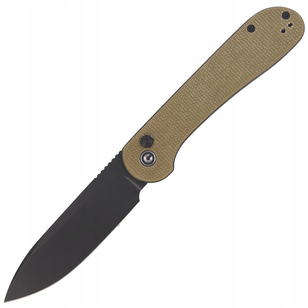 Nóż CIVIVI Button Lock Elementum Olive Micarta – Idealny towarzysz na wyprawy