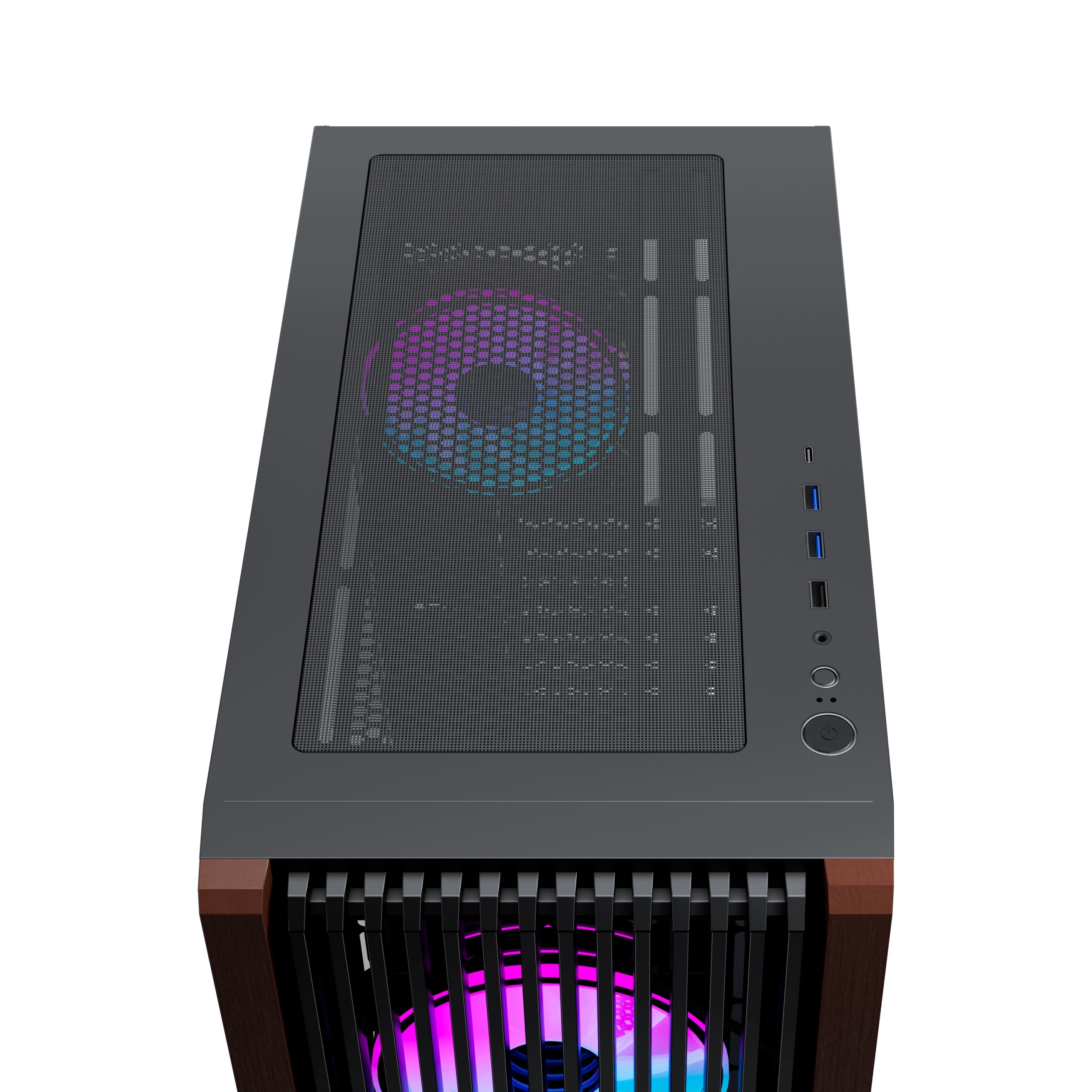 Nowoczesny panel I/O z szybkim portem USB-C